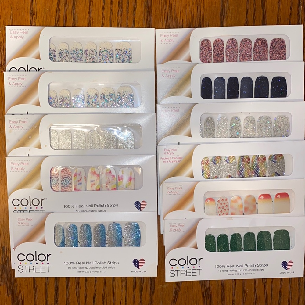 11 Sets of Color Street Bundle